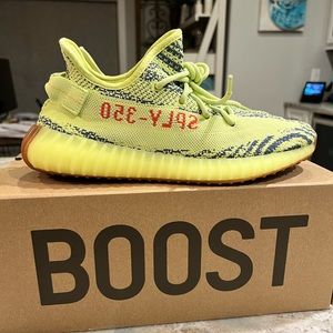 Yeezy Boost 350 Semi Frozen Yellow size 9